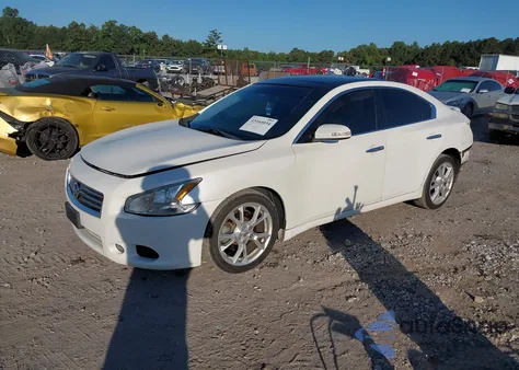 2012 Nissan Maxima 3.5 Sv z USA, uszkodzony, nr VIN 1N4AA5AP3CC809656